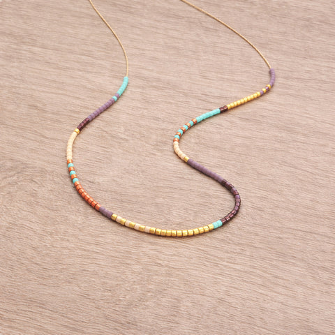 Estella - Collier Perles Multicolores