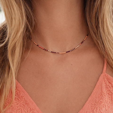 Estella - Collier Perles Multicolores