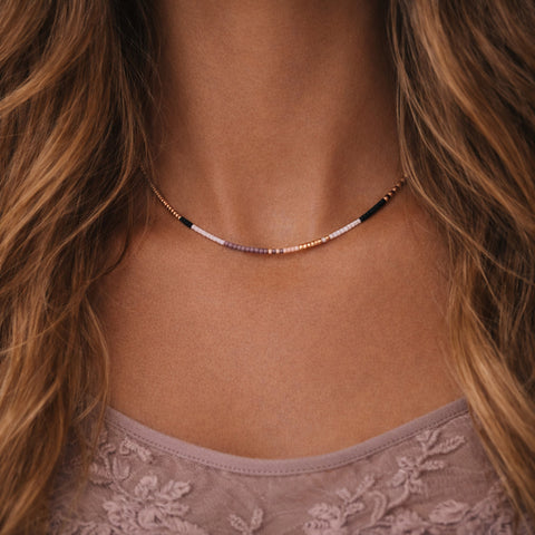 Estella - Collier Perles Multicolores