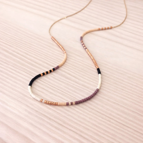 Estella - Collier Perles Multicolores