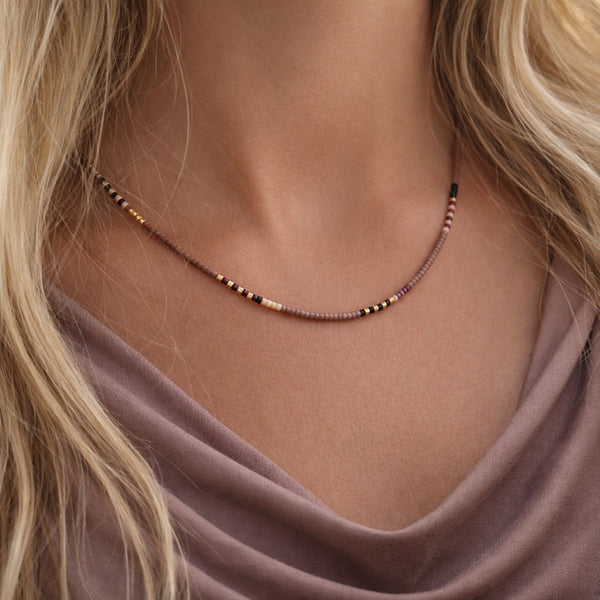 Estella - Collier Perles Multicolores