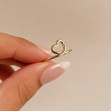 Fabiola - Gold Heart Ring