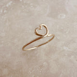 Fabiola - Gold Heart Ring