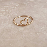 Fabiola - Gold Heart Ring