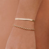 Yasmin - Flat Chain Bracelet