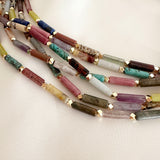 Imogen - Multicolor Gemstone Necklace