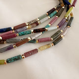 Imogen - Multicolor Gemstone Necklace