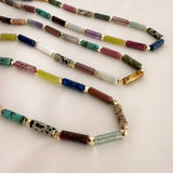 Imogen - Multicolor Gemstone Necklace