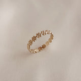 Ivanna - Flower Band Ring