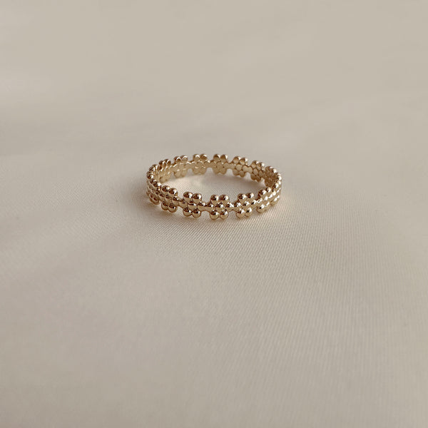 Ivanna - Flower Band Ring