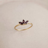 Mariah - Bague Triple Marquise