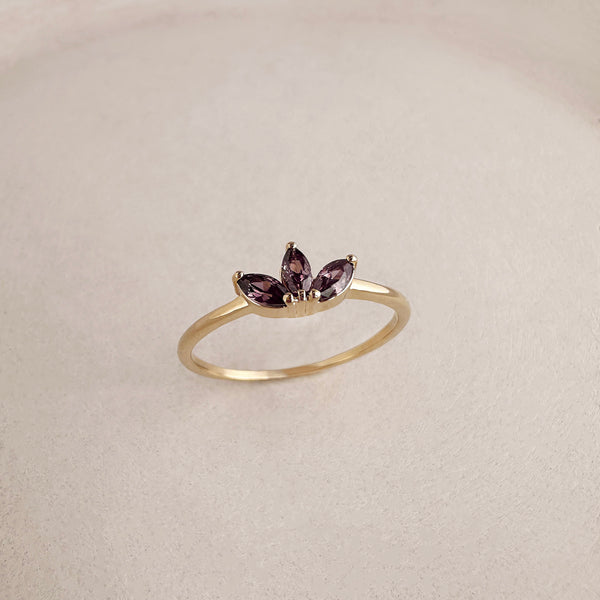 Mariah - Bague Triple Marquise
