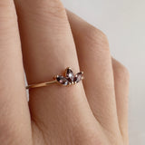 Mariah - Bague Triple Marquise