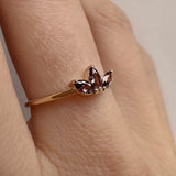 Mariah - Bague Triple Marquise