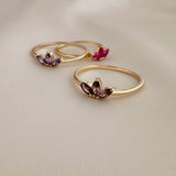 Mariah - Bague Triple Marquise