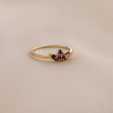 Mariah - Bague Triple Marquise