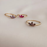 Mariah - Bague Triple Marquise