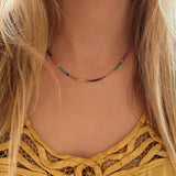 Estella - Multicolor Beaded Necklace