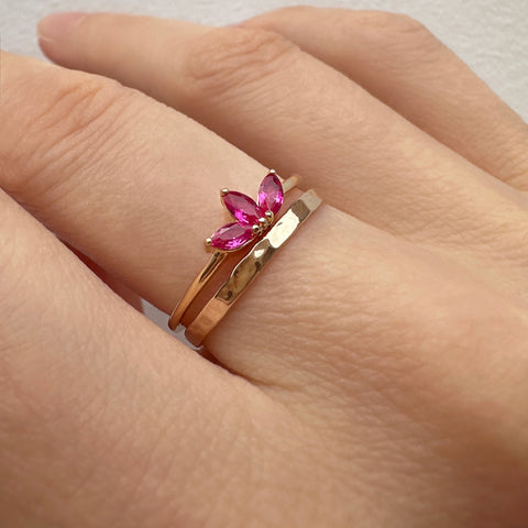 Mariah - Bague Triple Marquise