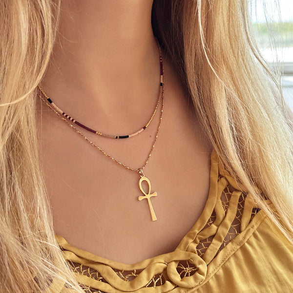 Delilah - Collier Clé Ankh