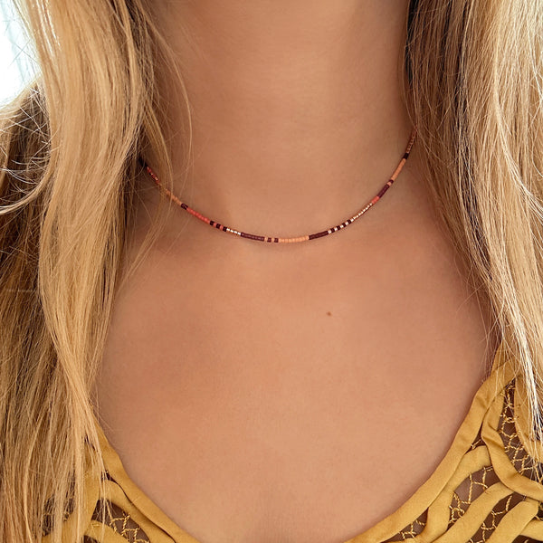 Estella - Multicolor Beaded Necklace