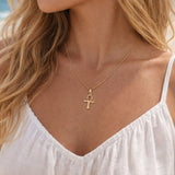 Liliah - Small Ankh Necklace