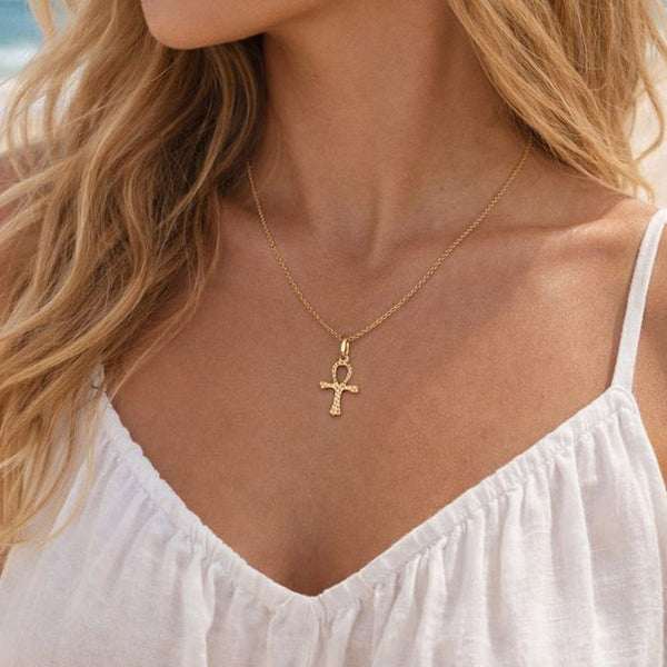 Liliah - Small Ankh Necklace