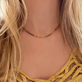 Estella - Collier Perles Multicolores