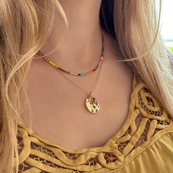 Estella - Multicolor Beaded Necklace