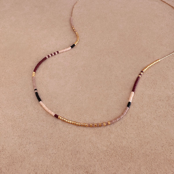 Estella - Multicolor Beaded Necklace