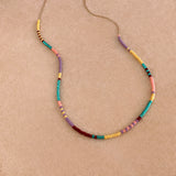 Estella - Multicolor Beaded Necklace