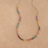 Estella - Multicolor Beaded Necklace