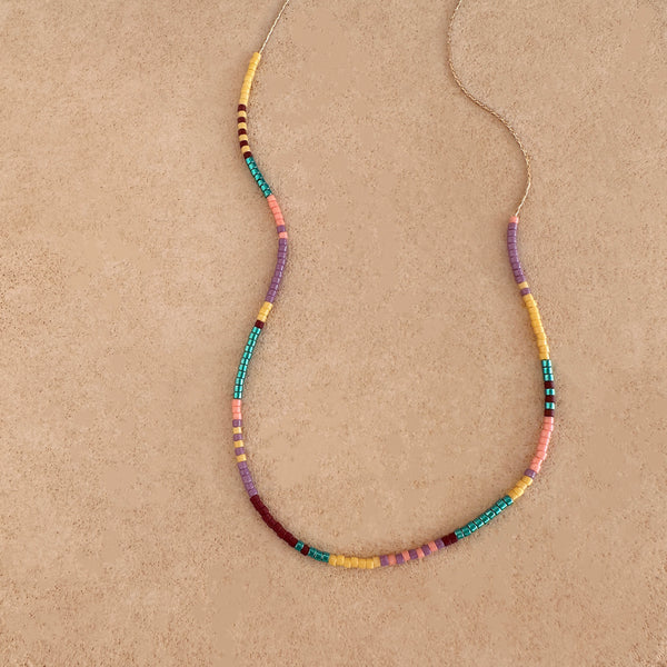Estella - Multicolor Beaded Necklace
