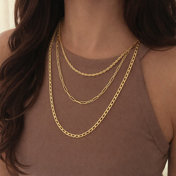 Shelly - Collier Maillons Plats