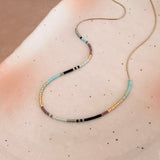 Estella - Multicolor Beaded Necklace