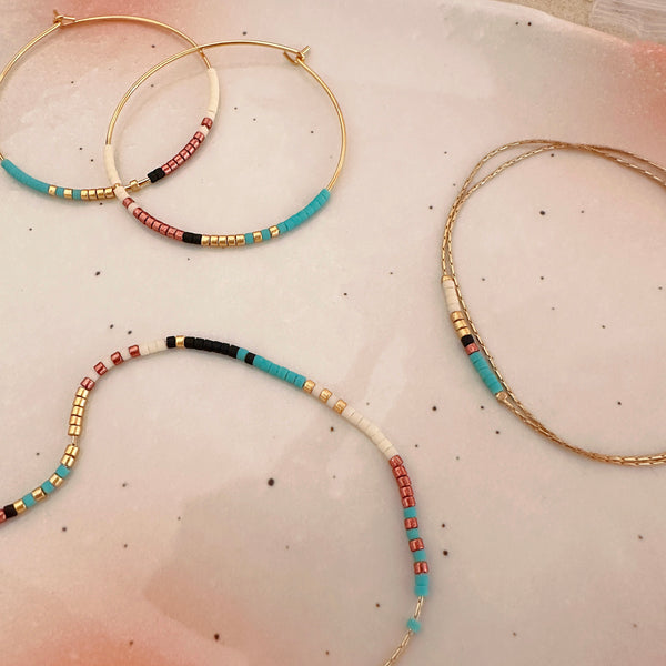 Estella - Multicolor Beaded Necklace