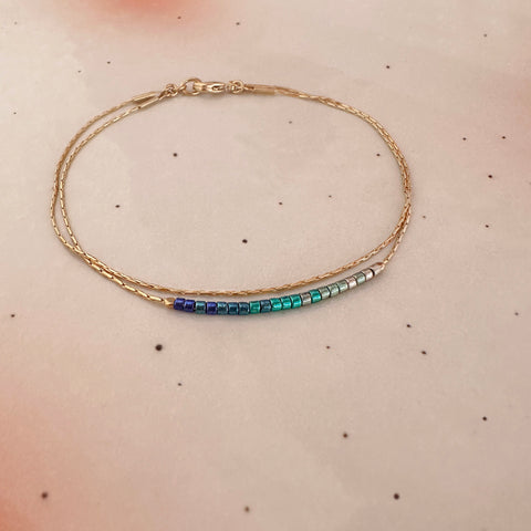 Andrea - Blue Ombre Bracelet