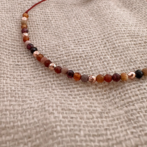 Monica - Agate & Hematite Bracelet
