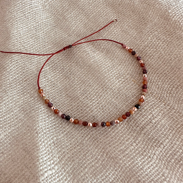 Monica - Agate & Hematite Bracelet