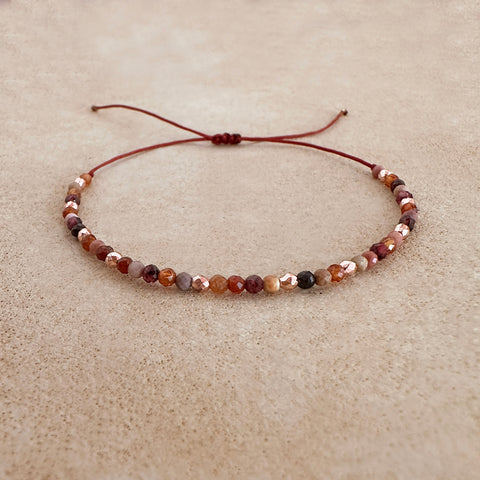 Monica - Agate & Hematite Bracelet