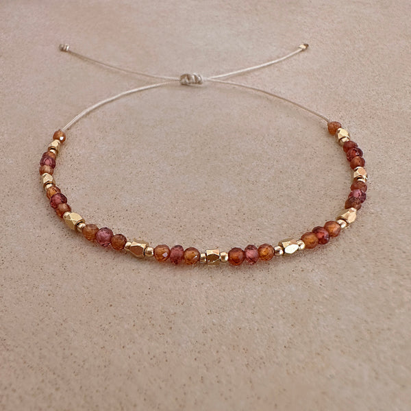 Alizia - Garnet Bracelet