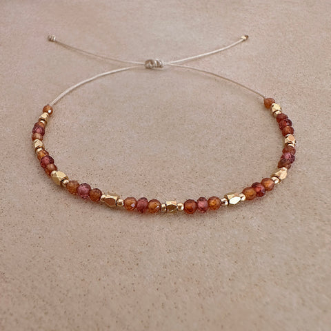 Alizia - Garnet Bracelet