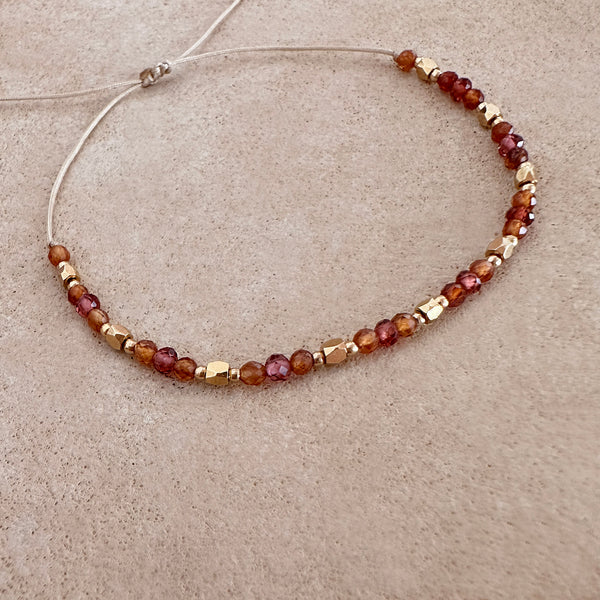 Alizia - Garnet Bracelet