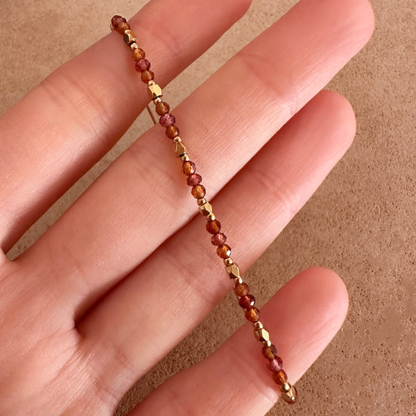 Alizia - Garnet Bracelet