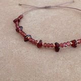 Devina - Garnet Bracelet