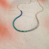 Estella - Collier Ombré Bleu