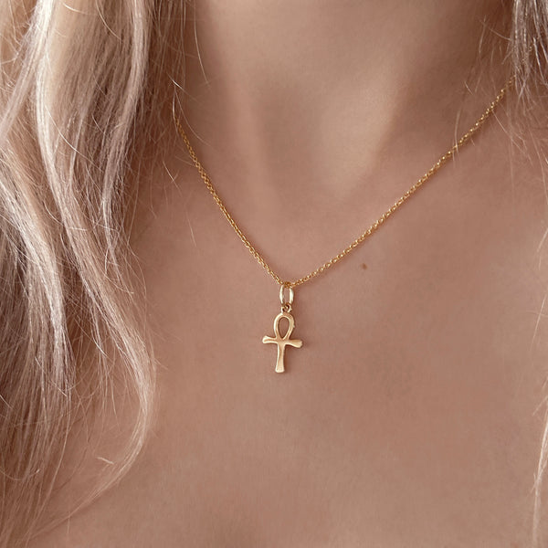 Liliah - Small Ankh Necklace