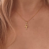 Liliah - Small Ankh Necklace