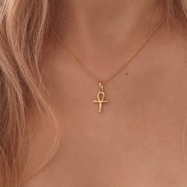 Liliah - Small Ankh Necklace