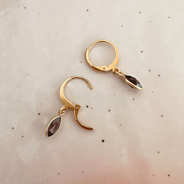 Somya - Gemstone Charm Earrings